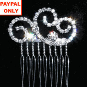 RHINESTONE Hair Comb ONLY ONE PHOTO